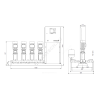 Установка повышения давления Hydro MPC-S 4 CR5-8 Grundfos 95044708