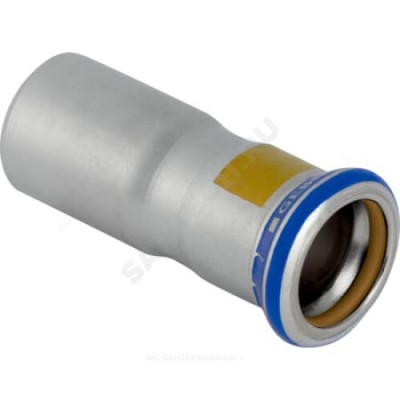 Переход сталь нерж Дн 15х22 пресс/труба для газоснабжения Mapress Geberit 34116