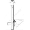 Модуль сантехнический для подвесного унитаза Monolith Geberit 131.021.SI.5