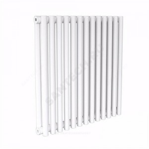 Радиатор трубчатый Гармония А25 2-1750 6 секций с нижней подводкой ВР G 1/2" RAL 9016 (Белый) КЗТО