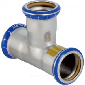 Тройник сталь нерж Дн 108 пресс для газоснабжения Mapress Geberit 34287