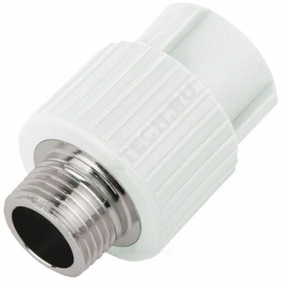 Муфта PP-R комбинированная белая НР Дн 32х3/4" RTP (РосТурПласт) 10667