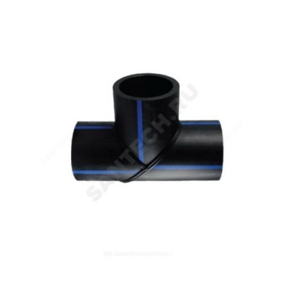 Тройник сварной ПЭ100 SDR17 Дн 280х90гр Ру10 Россия