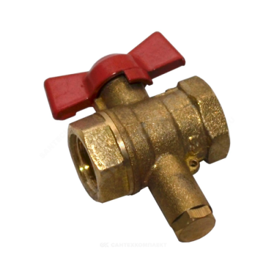 Кран шаровой 11б27п(т)1 для термодатчика Ду 20 Ру16 ВР Пензапромарматура