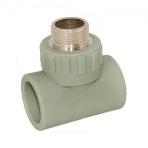 Тройник PP-R комбинированный серый НР Дн 20х1/2" RTP (РосТурПласт) 10995