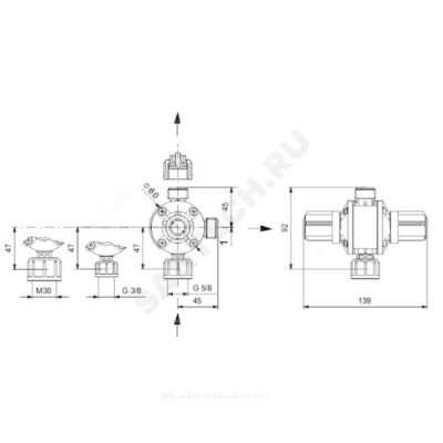 Клапан многофункциональный Mfv-G5/8-10 Pv/T U2 Grundfos 95730812