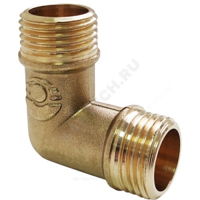 Угольник латунь Ду 25 (1") НР/НР VALFEX VF.093.L.100