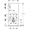 Модуль сантехнический для подвесного унитаза Monolith Plus Geberit 131.231.JK.5