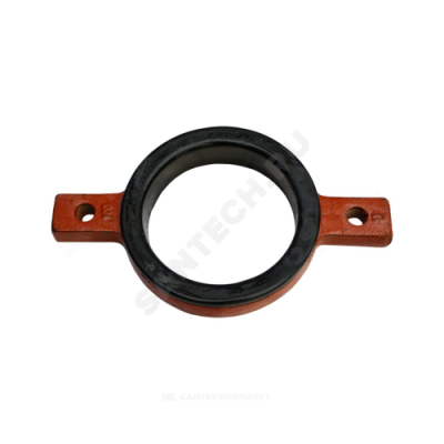 Кольцо опорное чугун SML Ду 125 с гальванизированной резиной