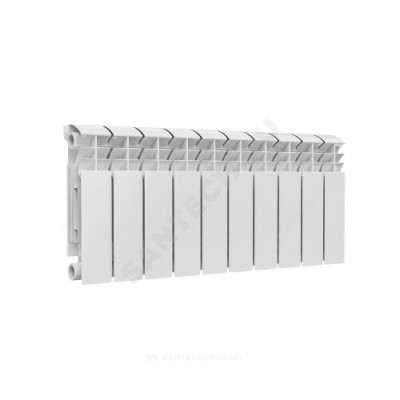Радиатор биметаллический РБС 300 10 секций Qну=1150 Вт RAL 9016 (белый) Ogint