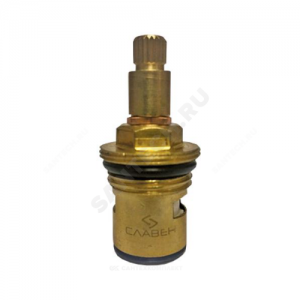 Кран-букса для смесителя керамическая резьба G 1/2" 20 шлицов Славен СЛ-ЗП-012