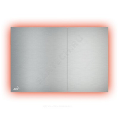 Кнопка для инсталляции матовая с подсветкой Alca Plast AIR LIGHT