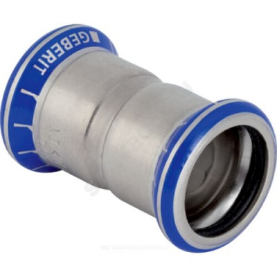 Муфта сталь нерж Дн 15 пресс Mapress Geberit 32002