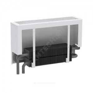 Конвектор настенный концевой Универсал ТБ-С НП КСК 20 (средней глубины) 2.328кВт двухтр с т/клапаном (угл) Danfoss 013G2152 ниж/п ВР 1/2" лев ТЗПО