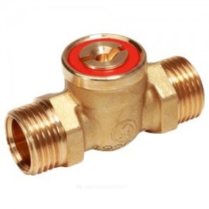 Кран шаровой латунь R610 Ду 15 НР полнопроходной под отвёртку Giacomini R610Y003