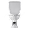Унитаз-компакт Виктория белый нижний подвод косой выпуск 1/реж полипропилен тарельчатый Santeri 1.P301.6.S00.00B.F