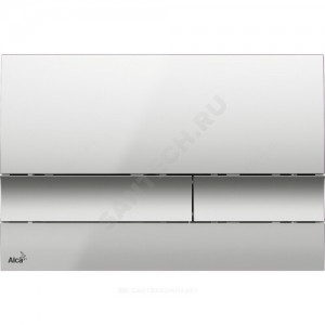 Кнопка для инсталляции хром матовый Alca Plast M1722