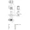 Насос многоступенчатый вертикальный HELIX VE 2203-1/16/E/KS PN16 3х400В/50 Гц Wilo 4198851