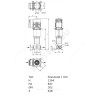 Насос многоступенчатый вертикальный HELIX VE 2203-1/16/E/KS PN16 3х400В/50 Гц Wilo 4198851