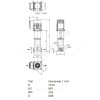 Насос многоступенчатый вертикальный HELIX VE 2203-1/16/E/KS PN16 3х400В/50 Гц Wilo 4198851