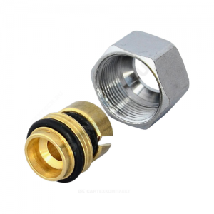 Переходник МП/PE-X латунь обжим Дн 14х2,0х18 Ру10 R179AM Giacomini R179MX022