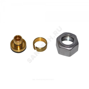 Переходник МП/PE-X латунь обжим Дн 14х2,0х18 Ру10 R179AM Giacomini R179MX022