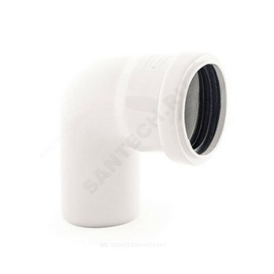 Отвод PP-H белый Дн 32х87гр б/нап в/к RTP (РосТурПласт) 27525