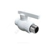 Кран PP-R шаровой белый НР Дн 25х3/4" Ру25 VALFEX 10144225