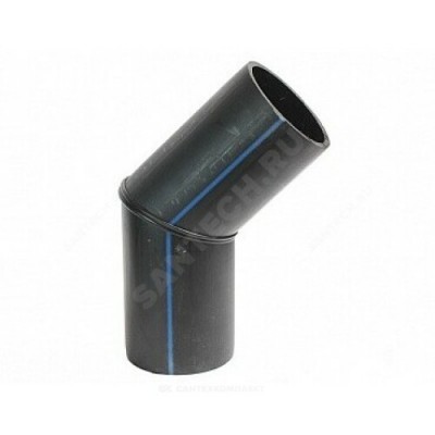 Отвод сварной ПЭ100 SDR17 Дн 355х30гр Ру10 Россия