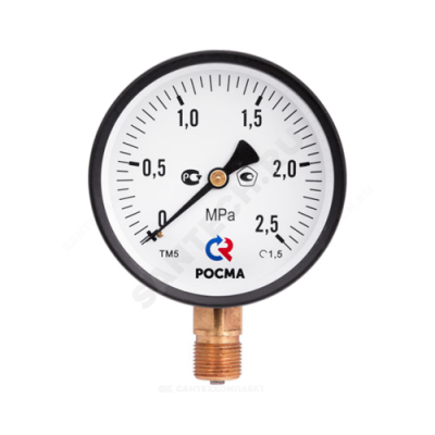 Манометр ТМ-510Р.00 радиальный Дк100мм 0-4 МПа М20х1,5 Росма 00000007429