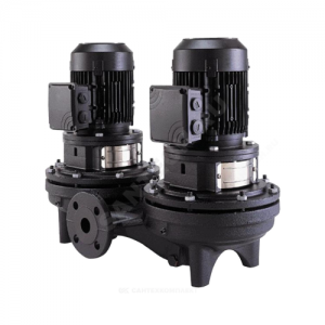 Насос ин-лайн с сухим ротором TPD 50-160/2-A-F-A-BAQE PN16 сдвоенный 3х220-240/380-415В/50 Гц Grundfos 96087039