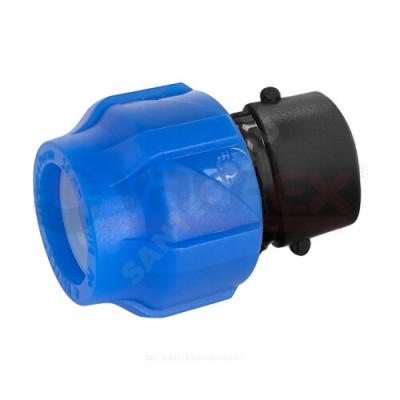 Муфта компрессионная ПЭ ВР Дн 32х1/2" Ру16 VALFEX 121001232012