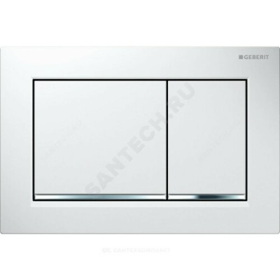Кнопка для инсталляции Omega 30 белый/хром глянец Geberit 115.080.KJ.1