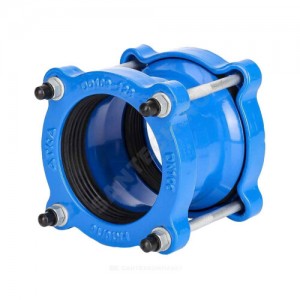 Муфта чугун соединительная Ду 100 (Дн 109-128) Ру16 L=150мм ДРК Муфта чугун соединительная Ду 100 (Дн 109-128) Ру16 L=150мм ДРК