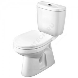 Унитаз-компакт Анимо белый нижний подвод верт/выпуск 2/реж дюропласт Santek 1.WH30.2.133