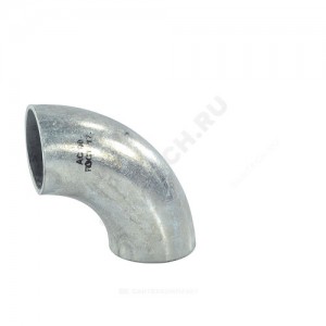 Отвод сталь бесшовный крутоизогнутый 90гр оц Дн 133х8,0 (Ду 125) под приварку ГОСТ 17375-2001