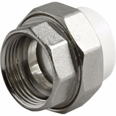 Муфта PP-R комбинированная разъемная серая ВР Дн 32х1/2" VALFEX 10155215Г