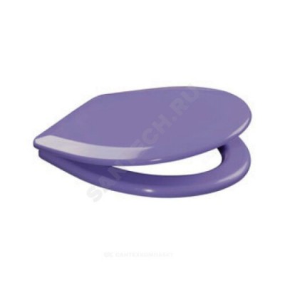 Сиденье для унитаза Серия К фиолетовое полипропилен универсальное Орио К-08-2