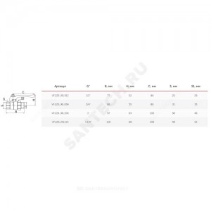 Кран шаровой латунь 11Б27фт1М Ду 15 Ру40 ВР/"американка" полнопроходной рычаг VALFEX VF.225.LR1.012