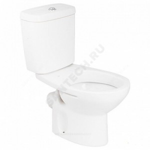 Унитаз-компакт Mitos нижний подвод косой выпуск 2/реж без сиденья Roca 34Q39A000