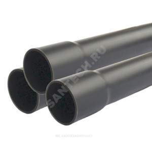 Труба НПВХ 125 под клеевое соед SDR26 Дн 250х9,6 раструбная напорная L=6м ГОСТ Р 51613-2000 Агригазполимер 106-041