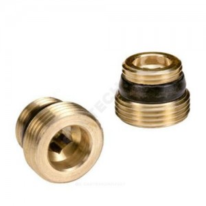 Переходник для узла нижнего подключения R483 1/2"x3/4" под плоское уплотнение Giacomini R483Y002