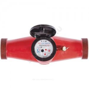 Счётчик г/в и х/в крыльчатый многоструйный Ду 50 Ру16 90С L=300мм резьба В/К ЭКО НОМ СВДМ50-003