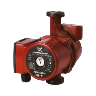 Насос циркуляционный с мокрым ротором UPS 25-40 A PN10 1х230В/50 Гц Grundfos 96281387