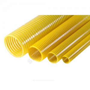 Шланг спиральный ПВХ напорно-всасывающий Дв 100 бухта 30м тип 4 Завод ПолимерШланг