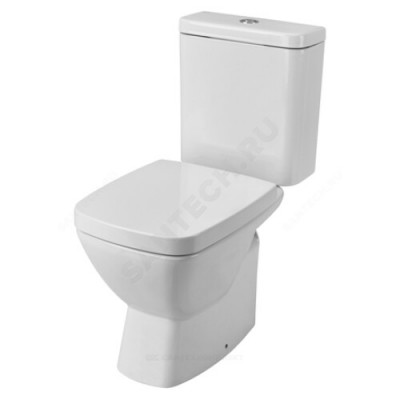 Унитаз-компакт Нео белый нижний подвод горизонт/выпуск 2/реж дюропласт микролифт Santek 1.WH30.2.194