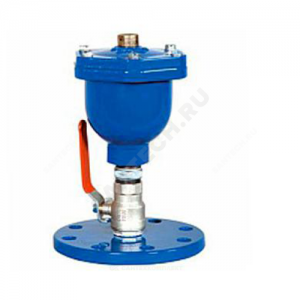 Воздухоотводчик автоматический чугун PVS4241 Ду 65 Ру16 фл прямой с запорным краном Tecofi PVS4241S-4065