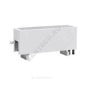 Конвектор напольный концевой КПНК-20 2.55кВт двухтр с т/клапаном (угл) Danfoss 013G2152 ниж/п ВР 1/2" прав ТЗПО