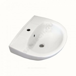 Умывальник подвесной Антей 55 УмОв2Ф с переливом Лобненский стройфарфор 10/1/5/1-76