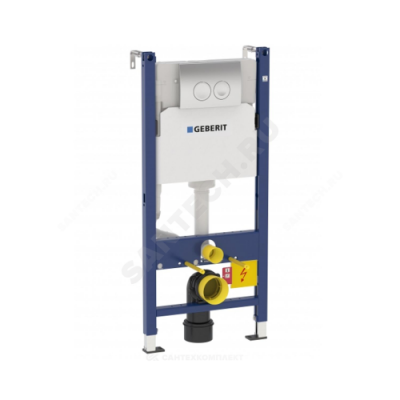 Инсталляция для подвесного унитаза Duofix с кнопкой смыва Delta 21 Geberit 458.124.21.1